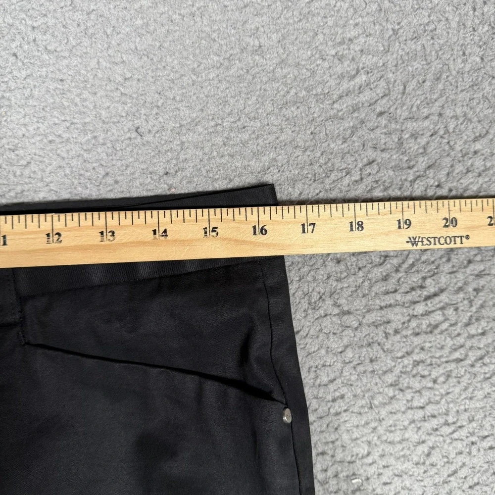 RLX Ralph Lauren Pants Mens 32x31 Black Ankle Zip‎ Golf Chino Straight Fit Logo